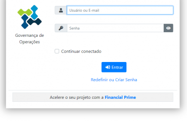 Conecte-se à Financial Prime